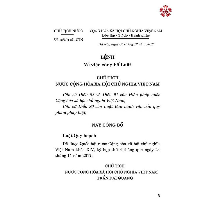Luật Quy Hoạch (Hiện Hành) - Ảnh 6