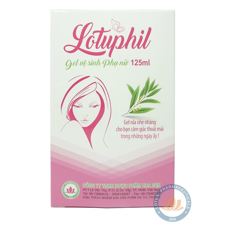 Gel vệ sinh phụ nữ Lotuphil 125ml Chính hãng Giá rẻ - Hình ảnh 2
