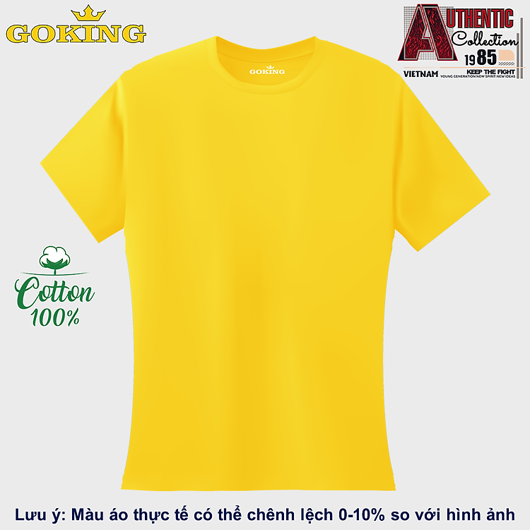 Siêu giảm giá. Áo phông trơn GOKING form ôm đẹp cho nữ, chất liệu thun 100% cotton siêu thoáng mát. Áo phông nữ hàng hiệu cao cấp.