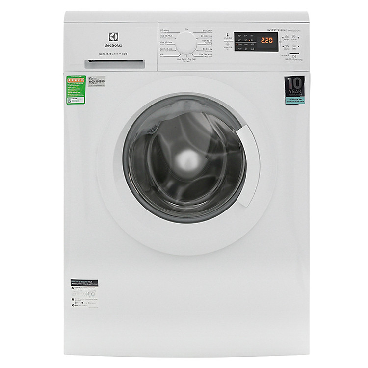 Máy giặt Electrolux Inverter 8 Kg EWF8025DGWA