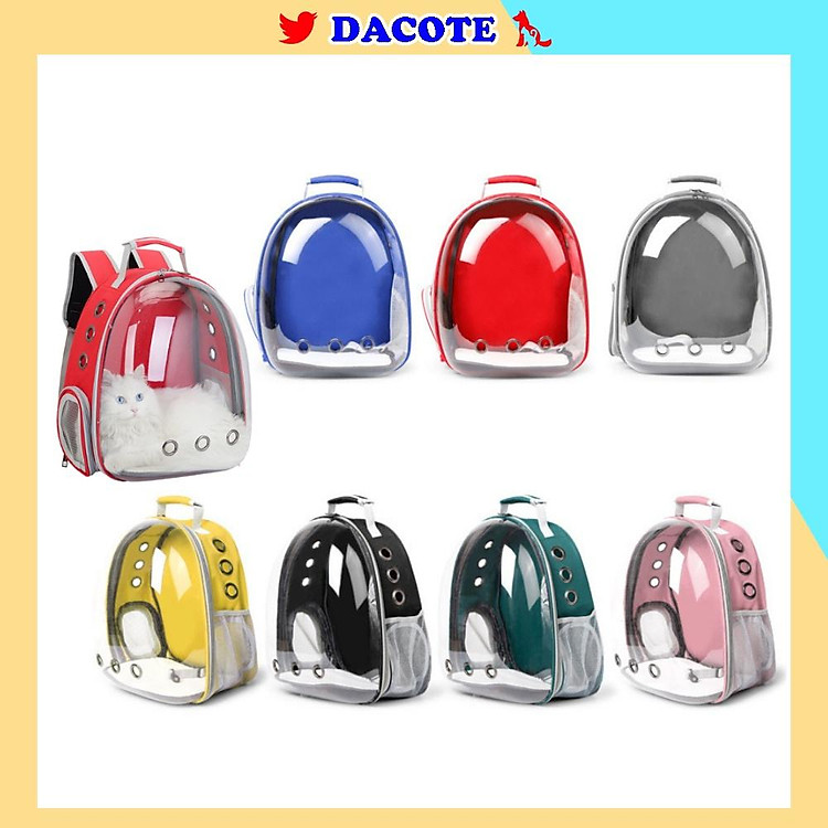 Balo phi hành gia vận chuyển chó mèo DAOCTE balo đựng mèo thú cưng rộng rãi nhiều màu