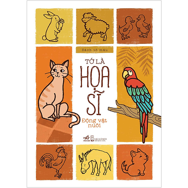 Sách Tớ Là Họa Sĩ - Động Vật Nuôi (Tái Bản 2020)