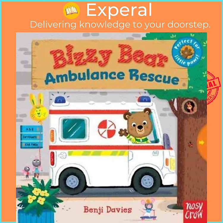 Sách - Bizzy Bear: Ambulance Rescue by Benji Davies (UK edition, boardbook)