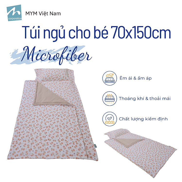Chọn mua tại Shopee: Túi ngủ bé MYM 70x150cm Microfiber mua giá tốt nhất tại Shop Mall