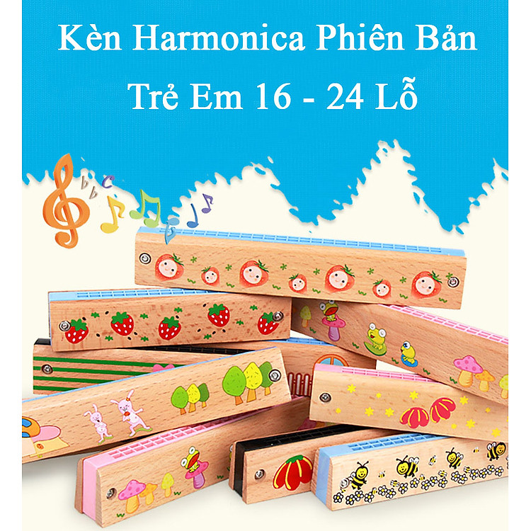 Mua Kèn Harmonica Gỗ Trẻ Em 16 Lỗ Chính hãng Giá rẻ - Hình ảnh 3