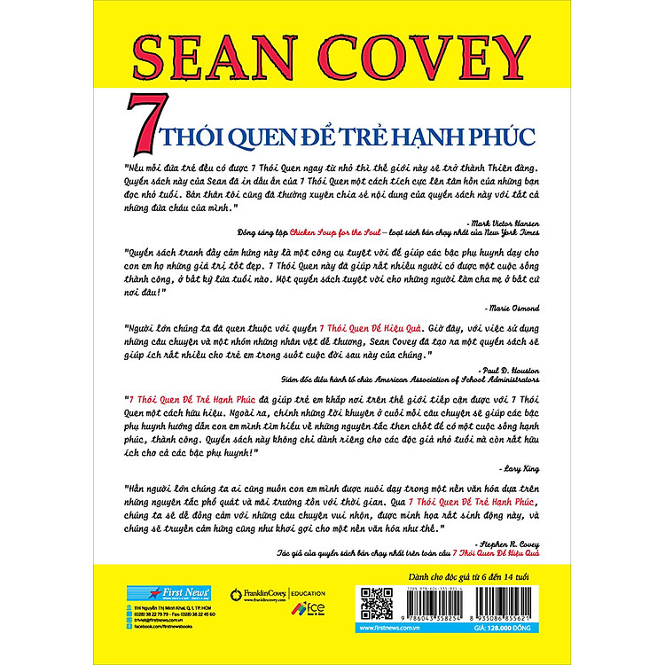7 Thói Quen Để Trẻ Hạnh Phúc (Song Ngữ) (Tái Bản 2022) - Ảnh 3