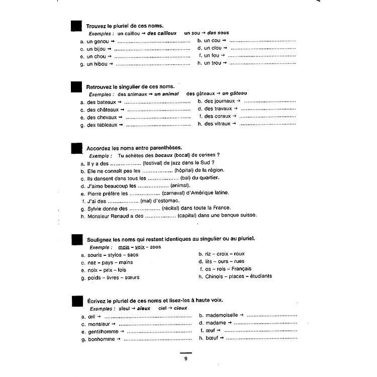 450 Nouveaux Exercices - Grammaire (Niveau Débutant) - Ảnh 5
