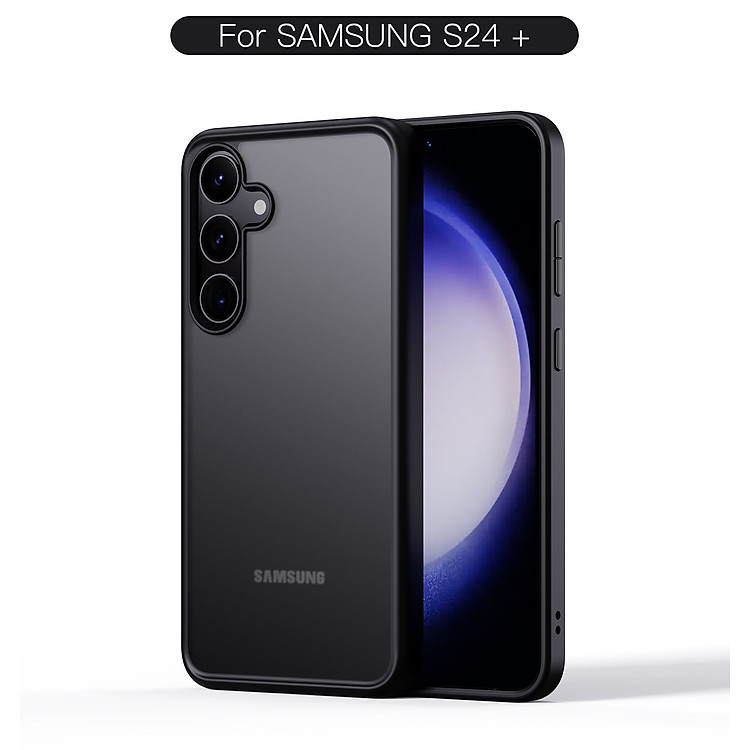 Ốp nhám chống sốc cho Samsung Galaxy S25 Ultra , S25 Plus , S24 Ultra , S24 Plus hiệu Likgus Fosted Transparent chống bẩn và vân tay - Hàng nhập khẩu