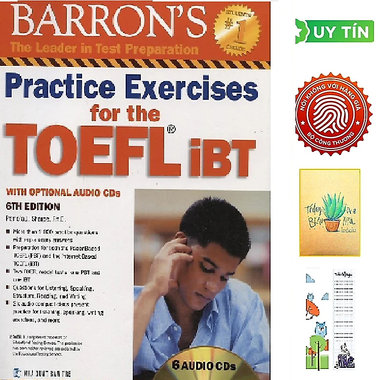 Practice Exercises For The TOEFL iBT - 6th Edition - First News (Tặng Kèm Bookmark CÚ MÈO + SỔ TAY XƯƠNG RỒNG)