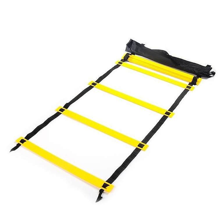 Dây tập thể lực BLACK Yellow, thang dây thể thao tập bóng cao cấp - DONGDONG