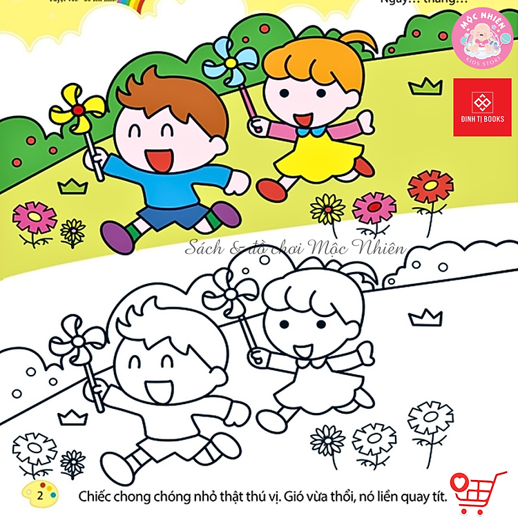 Bé Tập Tô Màu - Từ Cơ Bản Đến Nâng Cao (Nhiều chủ đề) - Ảnh 5