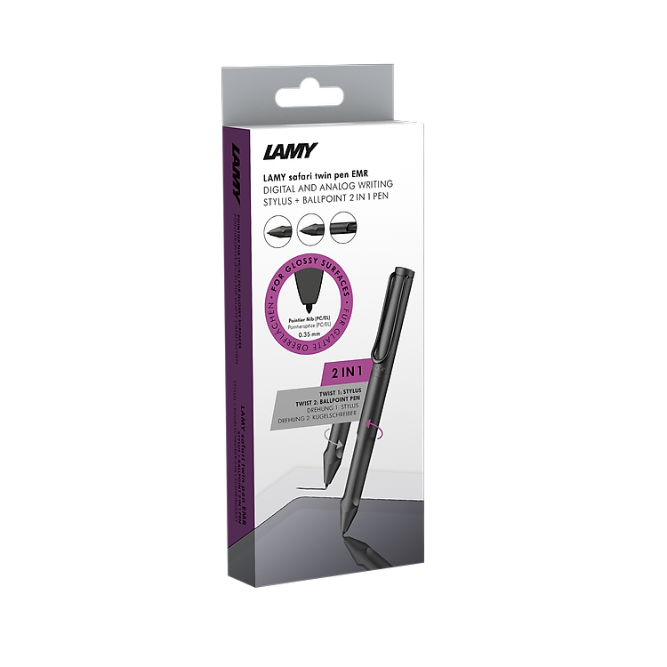 Bút điện tử Lamy Safari Twin pen EMR POM - Ảnh 2