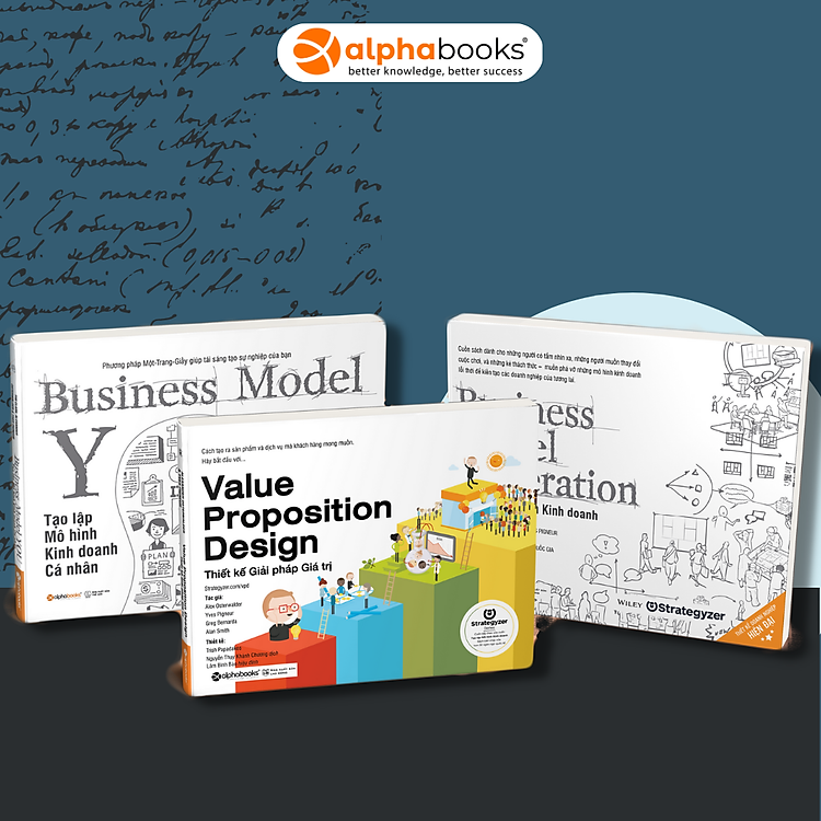 Combo Sách Kinh Doanh: Thiết Kế Giải Pháp Giá Trị + Tạo Lập Mô Hình Kinh Doanh + Tạo Lập Mô Hình Kinh Doanh - Cá Nhân
