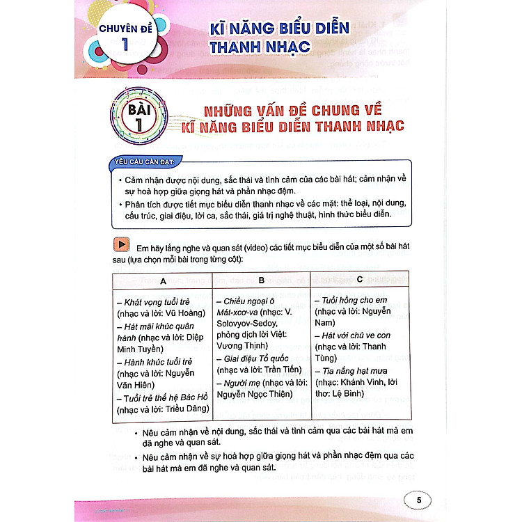 Chuyên Đề Học Tập Âm Nhạc 11 (Chân Trời Sáng Tạo) (2023) - Ảnh 6