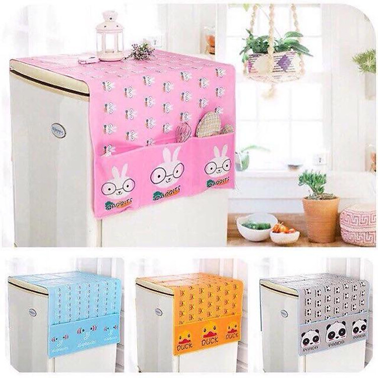 Tấm phủ tủ lạnh giữ sạch, bảo vệ nóc tủ lạnh, tránh bụi bẩn và chống thấm nước tốt