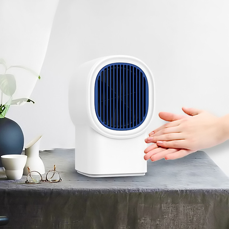 Quạt sưởi mini để bàn, nhỏ gọn và sang trọng, ấm siêu nhanh