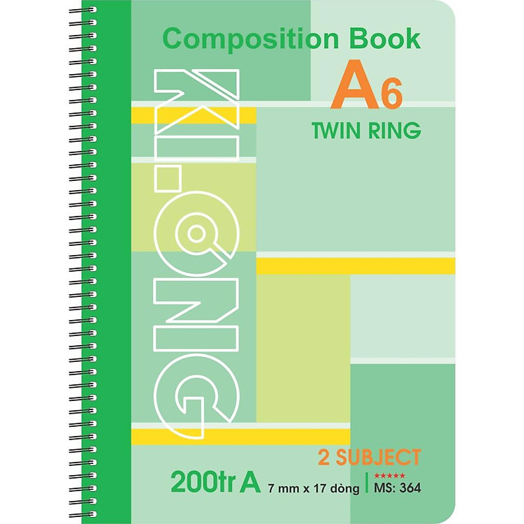 Sổ Kẻ Ngang Lò Xo KLONG A6 (200 trang) - Ảnh 4