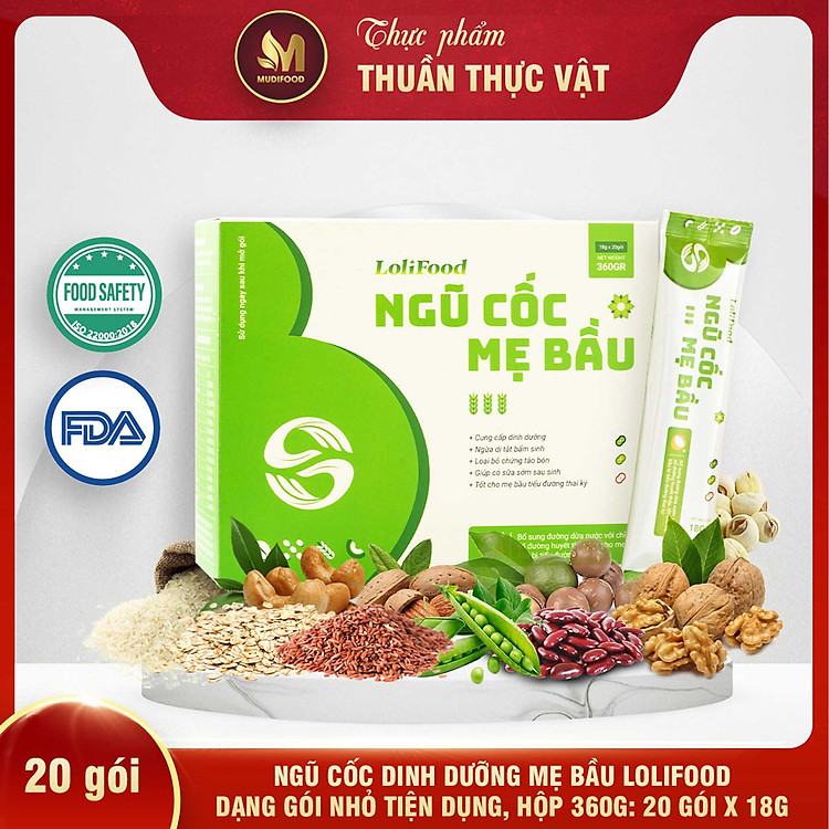 Tìm mua tại Avakids:Ngũ Cốc Dinh Dưỡng Mẹ Bầu Lolifood 360g, tràn ngập Khuyến mãi, Ưu đãi