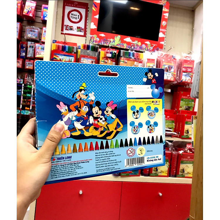 Bút Sáp Màu Thiên Long CR-C030/MI (24 màu) - Ảnh 6