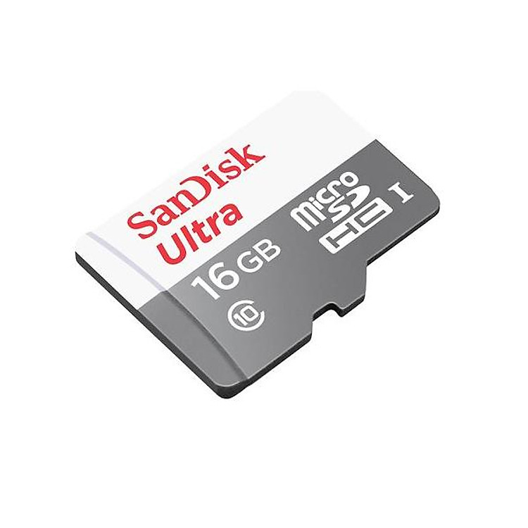 Thẻ nhớ Micro SDHC Sandisk Class 10 Ultra 80MB - 16GB - Hàng Nhập Khẩu