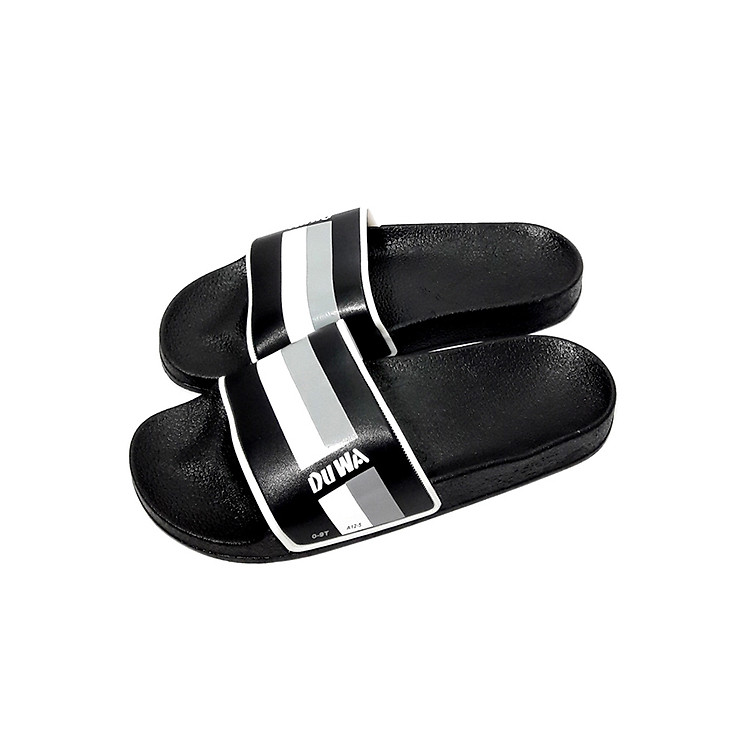 Dép nam quai ngang thời trang T160K239 - Đen xám