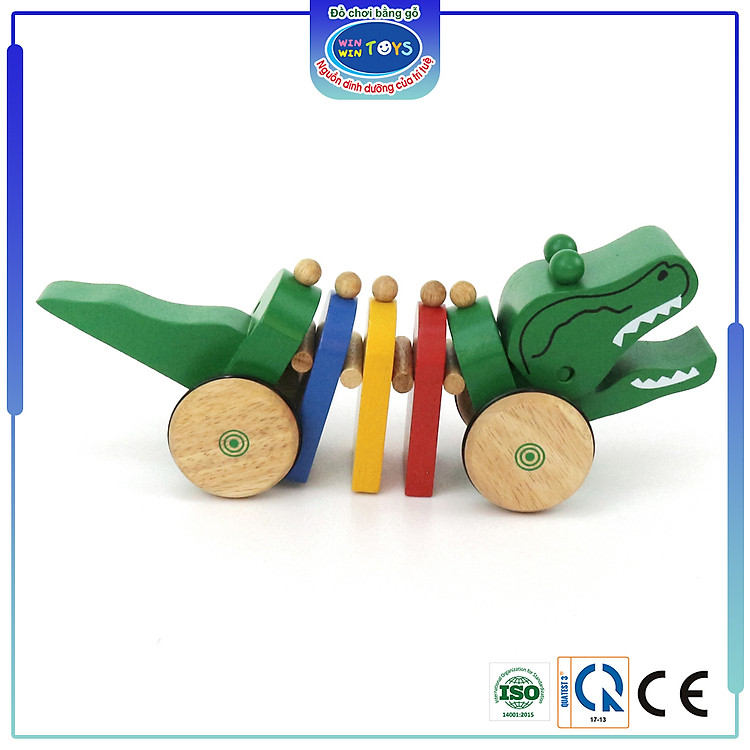 Mua Đồ chơi gỗ hình con Cá sấu Winwintoys Chính hãng Ưu đãi