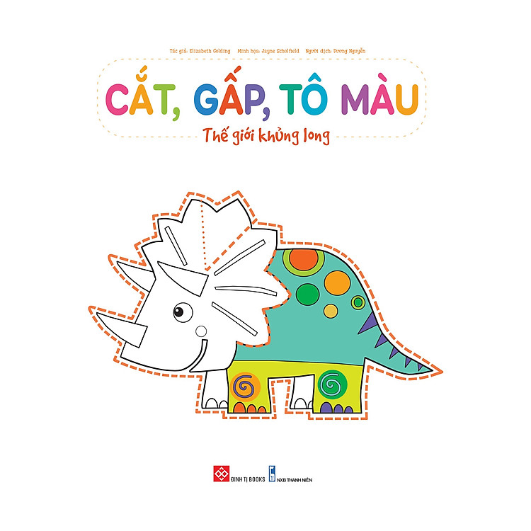Cắt, Gấp, Tô Màu – Thế Giới Khủng Long