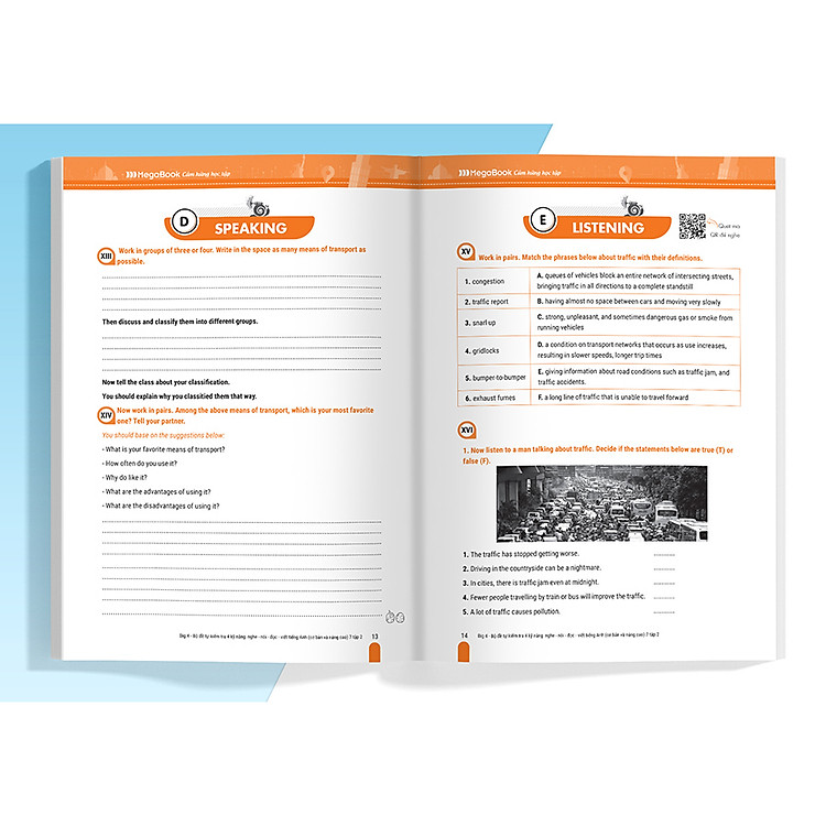 Big 4 Bộ Đề Tự Kiểm Tra 4 Kỹ Năng Nghe - Nói - Đọc - Viết Tiếng Anh Lớp 7 Tập 2 - Ảnh 4