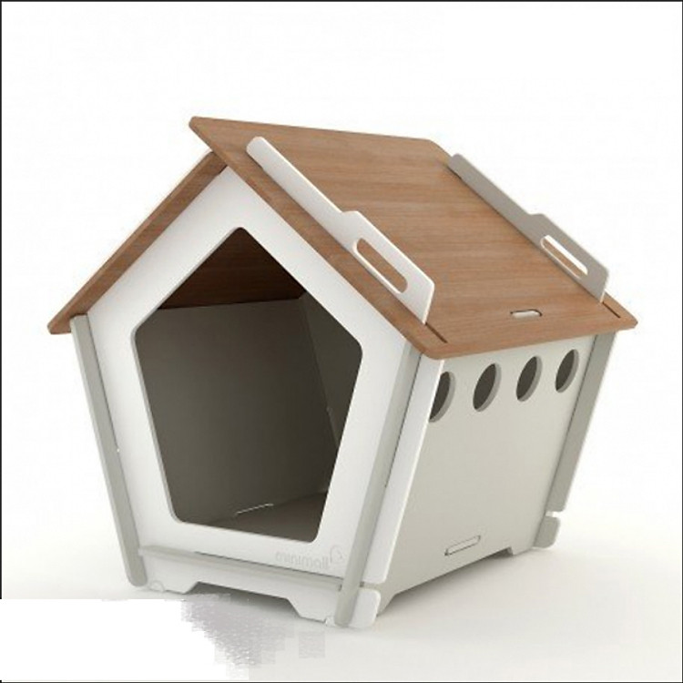 Nhà Gỗ Lắp Ráp Cho Chó Mèo DH009