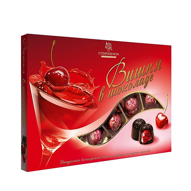 Hộp Socola Confashion Nhân Anh Đào Đậm Vị Thơm - Đượm Vị Ngon