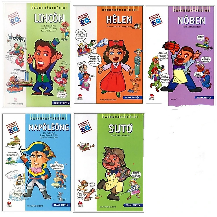 Danh Nhân Thế Giới (5Q – Sách Thiếu Nhi / Tự Truyện Các Vĩ Nhân Thiên Tài Thay Đổi Cuộc Sống)