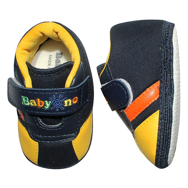 Giày Tập Đi Bé Trai BabyOne Hello B&B SS0819 - Đen