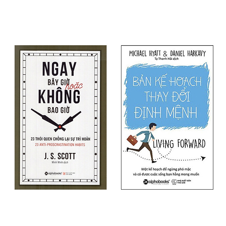 Combo Sách Ngay Bây Giờ Hoặc Không Bao Giờ và Bản Kế Hoạch Thay Đổi Định Mệnh