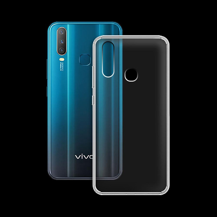 Ốp lưng cho Vivo Y17 - Dẻo Trong - Hàng Chính Hãng
