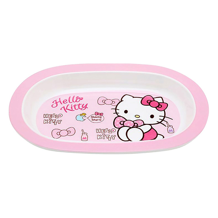 Đĩa Hình Oval Lock&Lock Hello Kitty Dành Cho Trẻ Em LKT407 (21.9 x 14.4 x 2.7 cm)