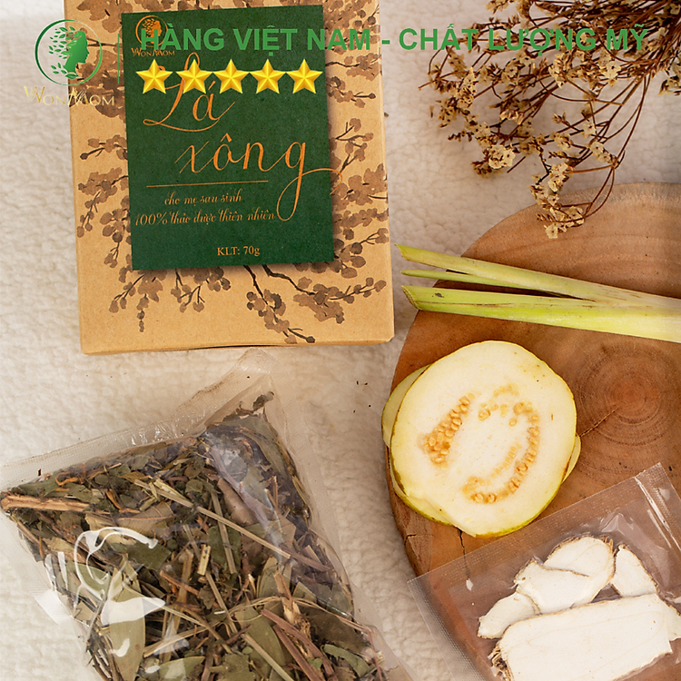 Combo 2 hộp lá xông Wonmom Chính hãng Giá rẻ - Hình ảnh 4