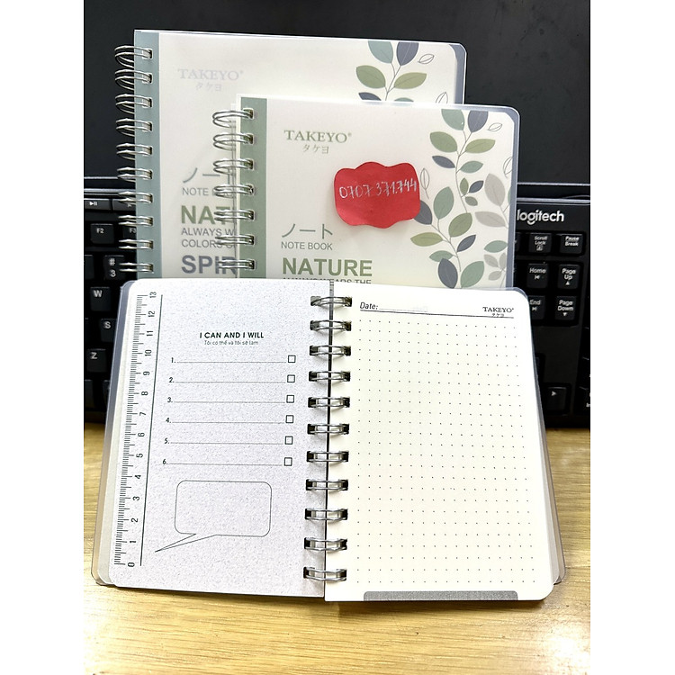 Sổ Lò Xo Takeyo A6 (200 trang) - Ảnh 4