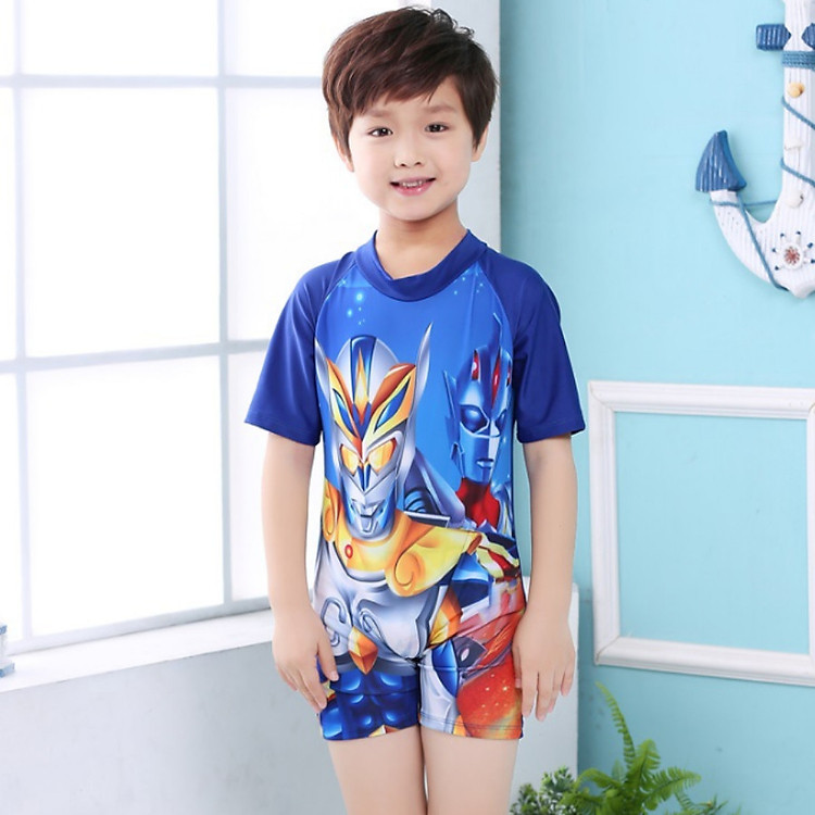 Bộ Đồ Bơi Bé Trai Hoạt Hình Mây_BB008