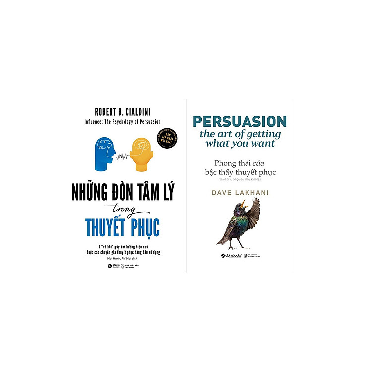 Combo Bậc Thầy Thuyết Phục: Những Đòn Tâm Lý Trong Thuyết Phục + Phong Thái Của Bậc Thầy Thuyết Phục
