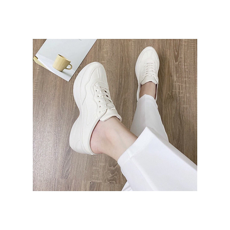 Giày sục nữ nâng đế 5cm cao cấp