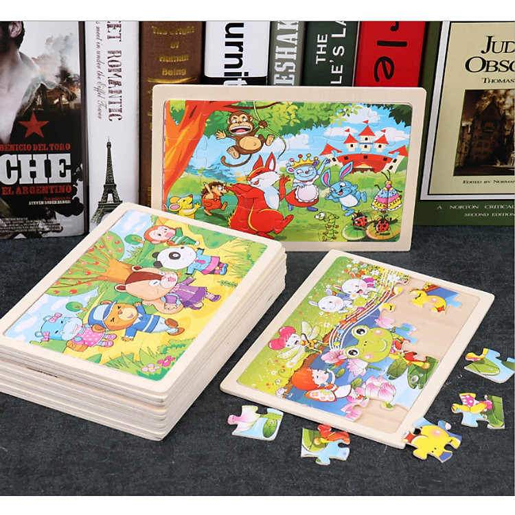 Combo 3 tranh ghép hình 24 miếng