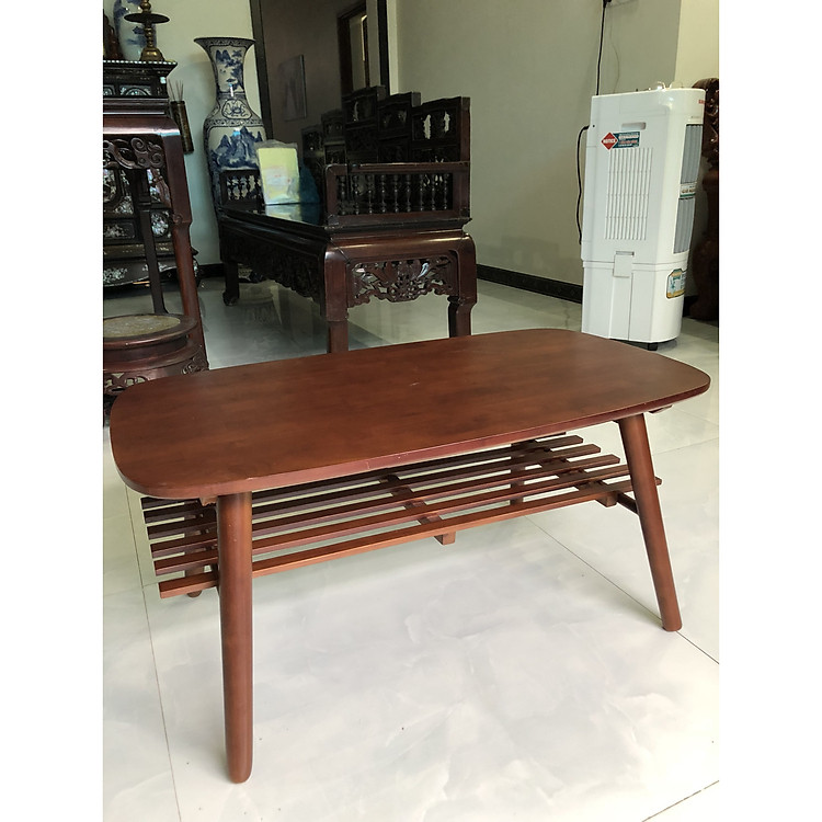 Bàn sofa, bàn trà, bàn phòng khách gấp gọn ( nâu) VIMOS