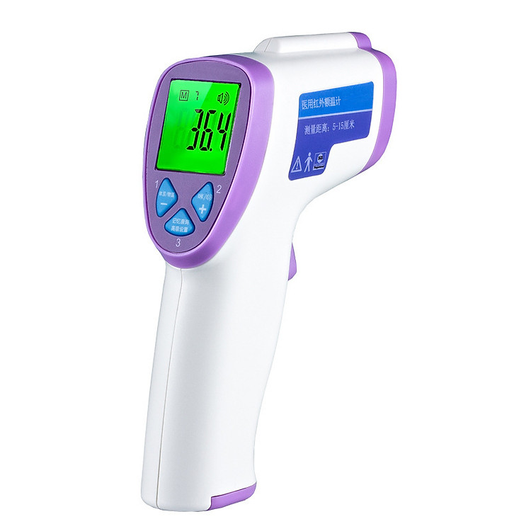 Nhiệt kế hồng ngoại điện tử F101, đo nhiệt độ nhanh chóng không cần chạm, tiện dụng đa năng dễ mang theo