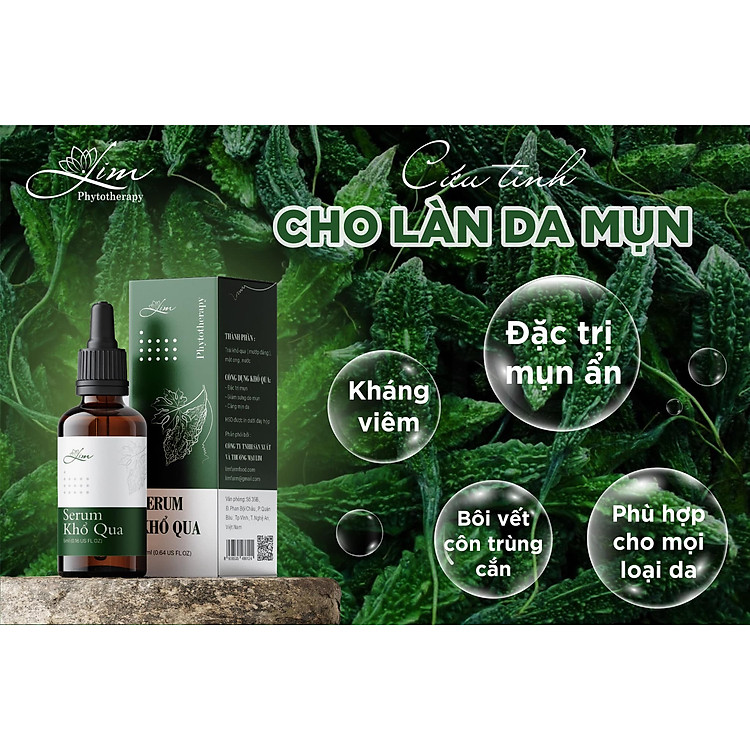 SERUM KHỔ QUA LIM NGỪA MỤN 5ML