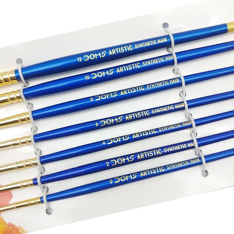 Bộ Cọ Vẽ Đầu Tròn DOMS Artistic 8066 (7 cây) - Ảnh 3