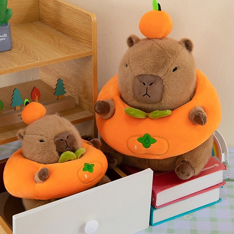 Mua tại Tiki: Thú nhồi bông capybara đáng yêu 35cm Chính hãng Tiết kiệm