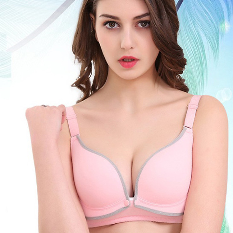Áo lót bầu có cúc mở cho con bú alb01