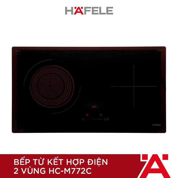 Bếp từ kết hợp điện 2 vùng Hafele HC-M772C - 536.61.565 (Hàng chính hãng)