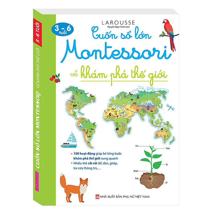 Cuốn Sổ Lớn Montessori Về Khám Phá Thế Giới - Ảnh 2