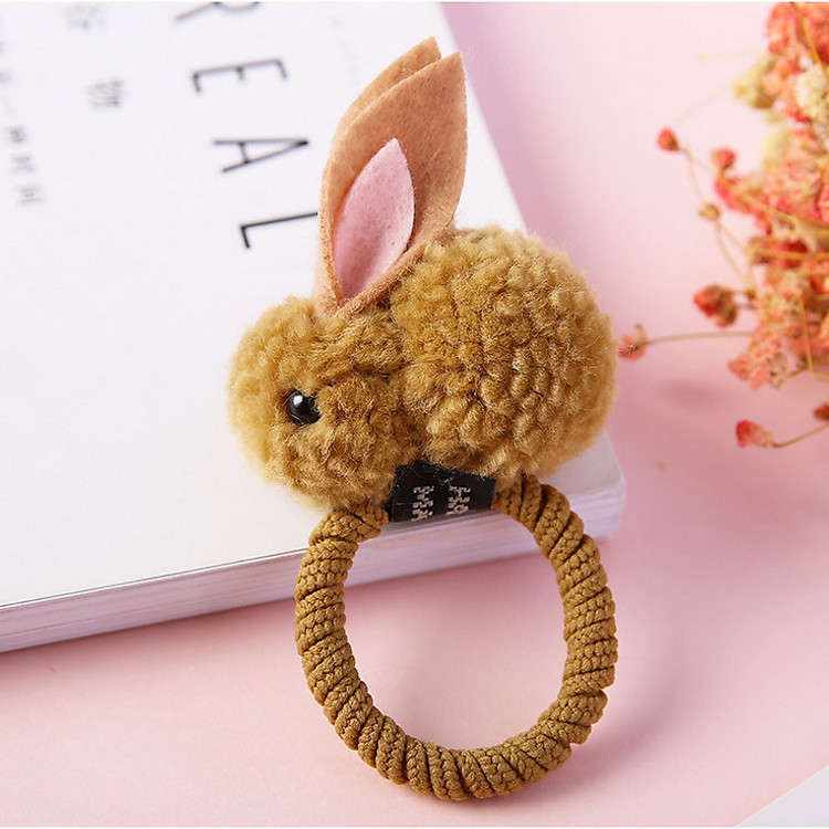 Cột Tóc Hình Thỏ 3D Xinh Xắn Dễ Thương Cho Bé Gái